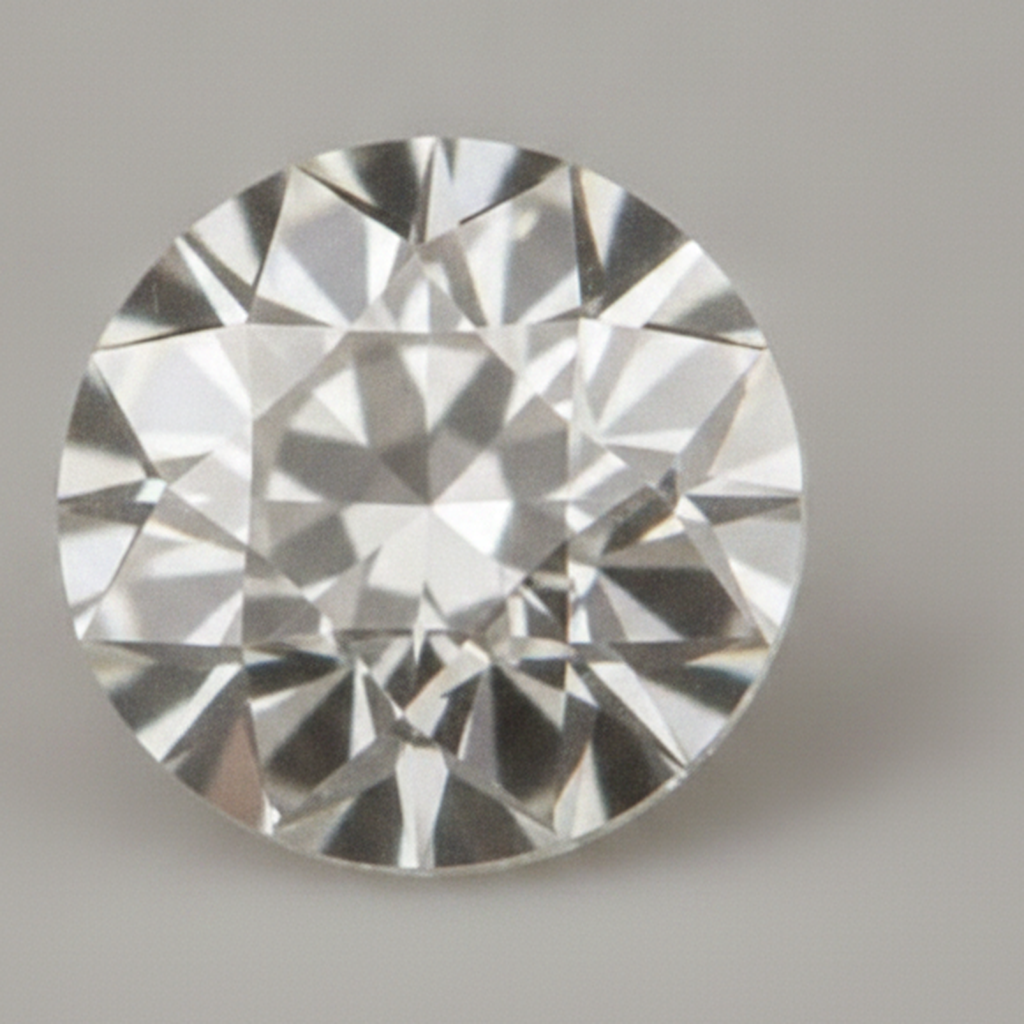 Antique F VS1 Earth Mined Loose Diamond Round Old European Cut Natural 9 Carat