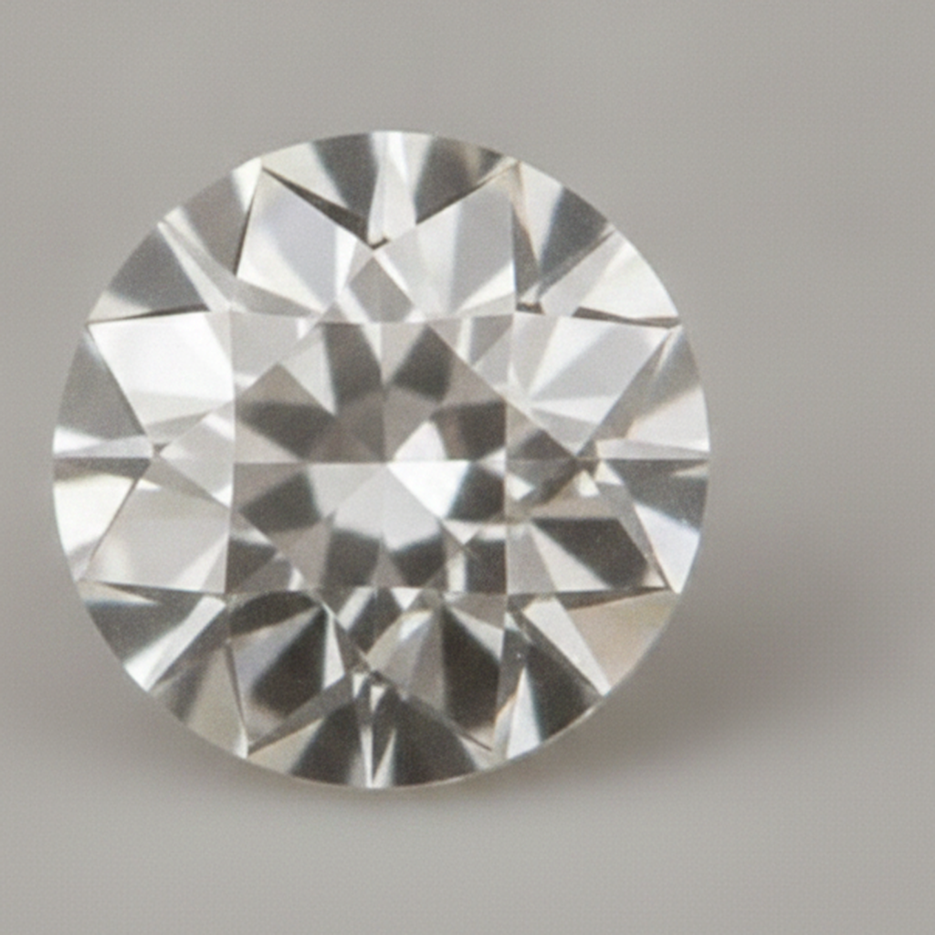 Antique F VS1 Earth Mined Loose Diamond Round Old European Cut Natural 9 Carat