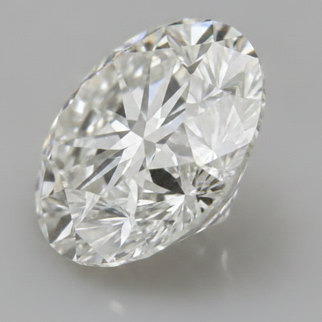 Antique Natural Loose Diamond Earth Mined H VS1 8 Carat Old European Cut Round