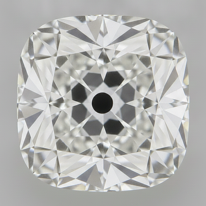 Antique Old Mine Cushion Cut Earth Mined Genuine 5 Carat F VS1 Loose Diamond