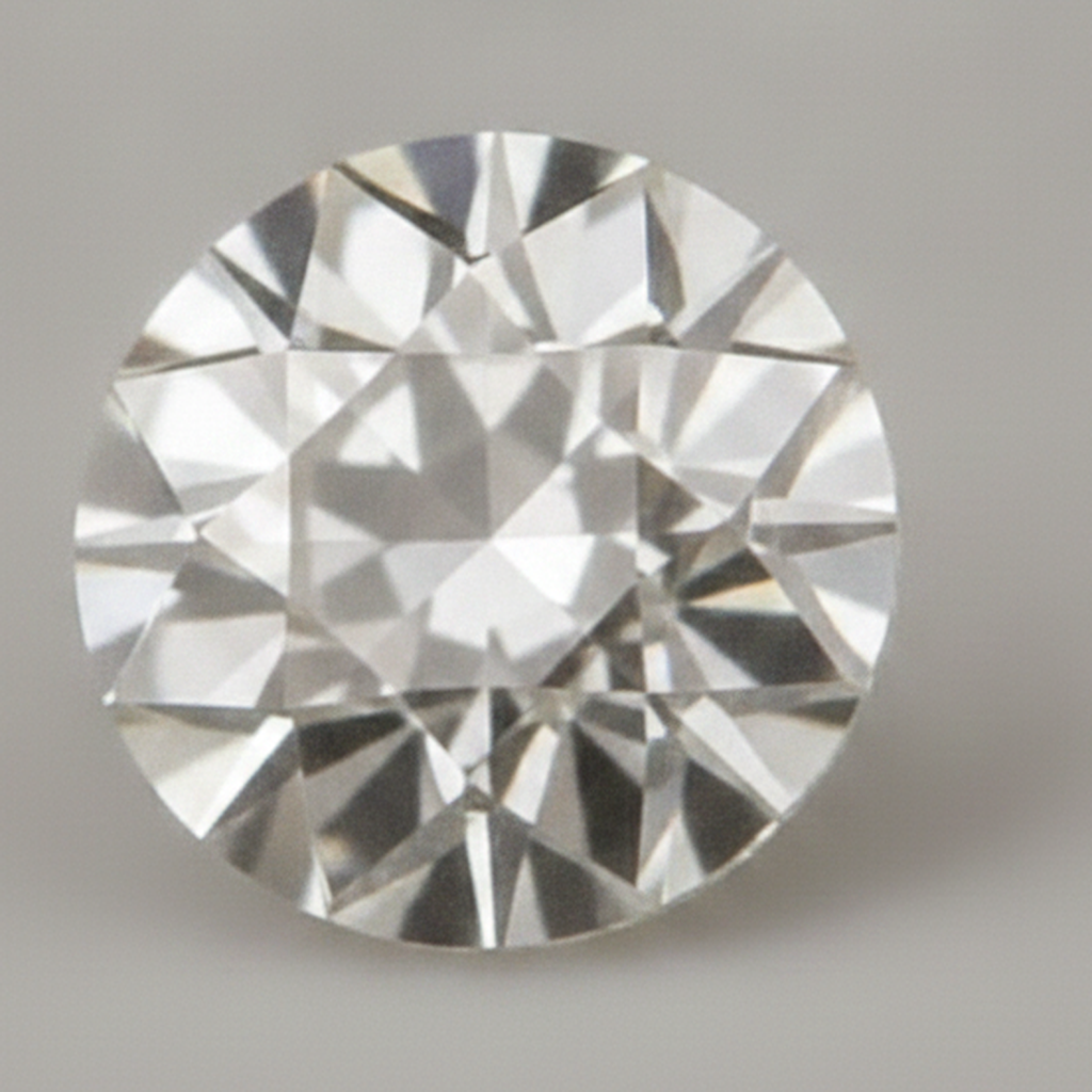 Authentic 5 Carat Old European Cut Round Earth Mined Natural Loose Diamond H VS1