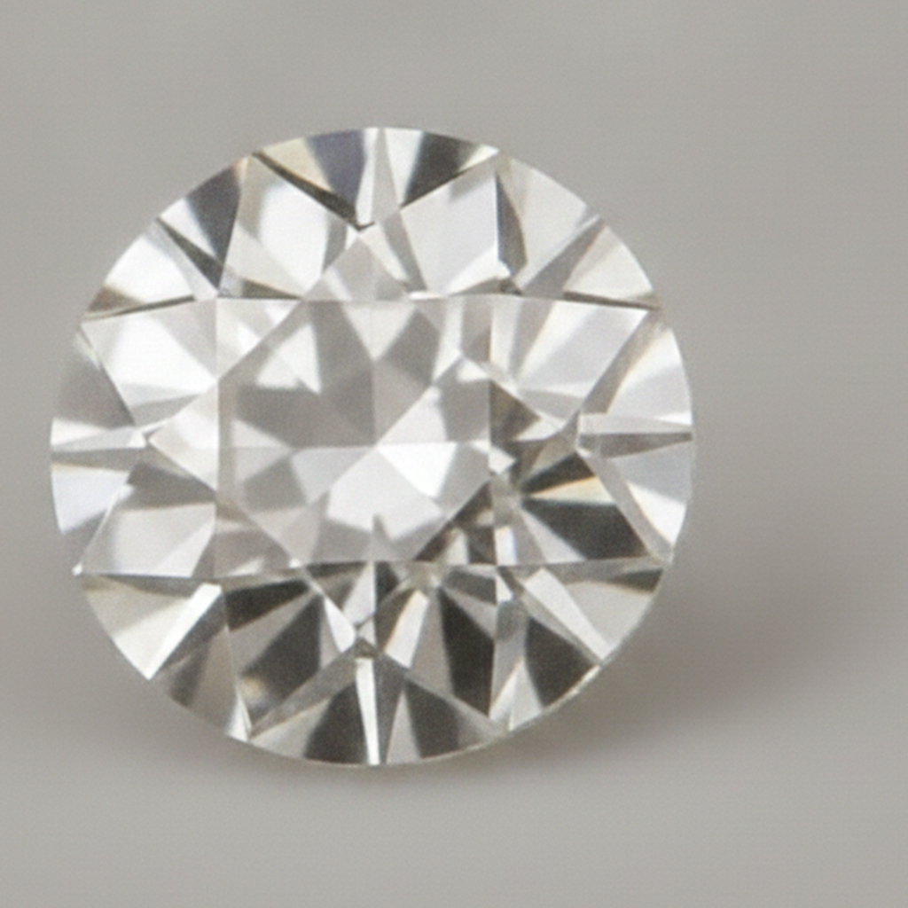 Authentic 5 Carat Old European Cut Round Earth Mined Natural Loose Diamond H VS1