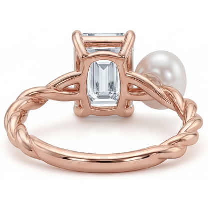 Timeless Brilliant Diamond Fine Jewelry Ring 1.5 ct – profile view