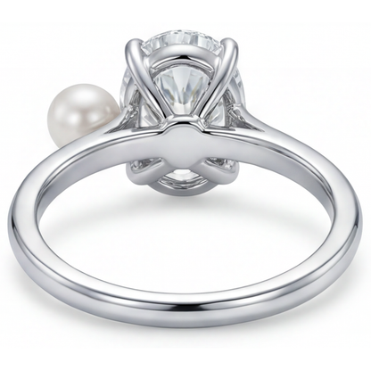 Artisan Solitaire Ring 2 ct – back view