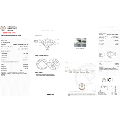 IGI Certificate