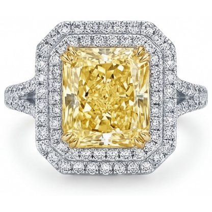 Artisan Canary Yellow Diamond Fine Jewelry Ring 2.5 ct – main view