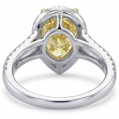 Shimmering Statement Ring 1.25 ct – profile view
