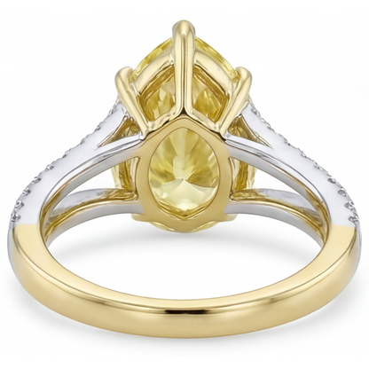 High-End Statement Ring 1.75 ct – profile view