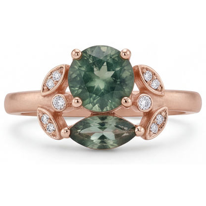 Luxurious Gemstone Ring 3.25 ct – side view