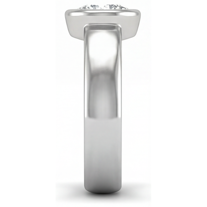 Authentic Diamond Gentleman's Ring – angle view