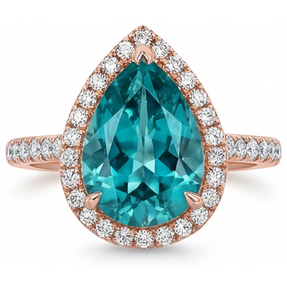 Authentic Diamond Halo Setting Ring – main view