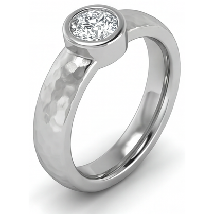 Luxury Diamond Mens Ring 1 ct – profile view