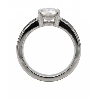 Exquisite Diamond Mens Ring 1.50 ct – profile view