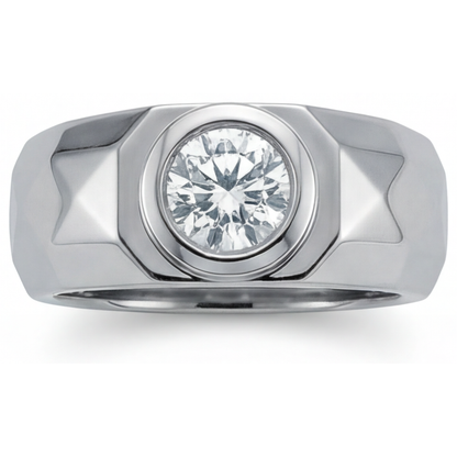 Real Diamond Mens Ring – main view