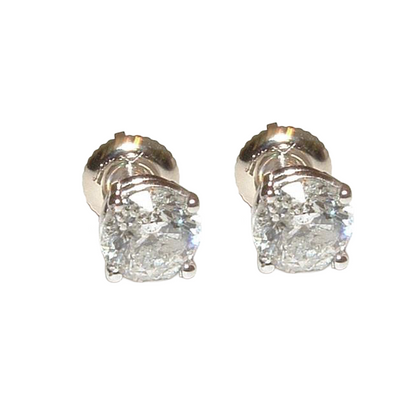Natural Earth Mined Diamond Studs Earring G Vs1 1.5 Carats Stud Earring New