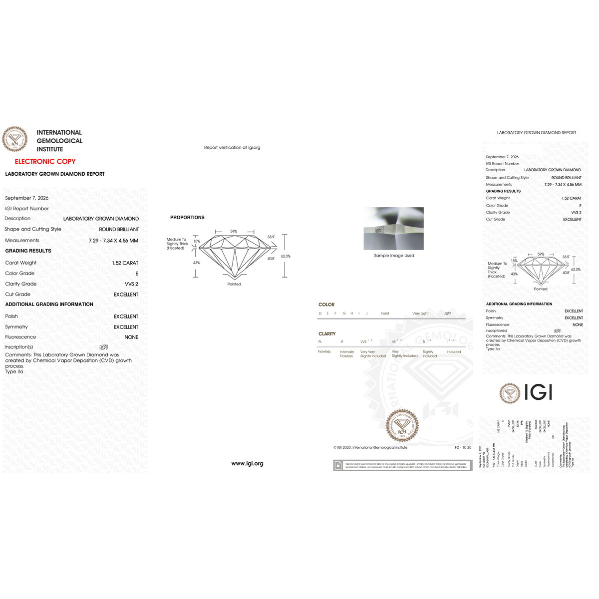 IGI Certificate