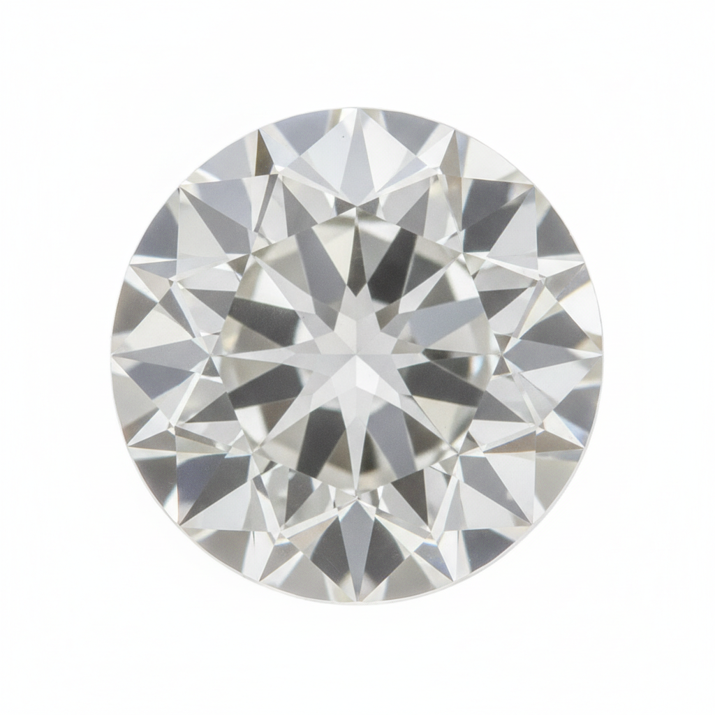 Earth Mined Old Mine Round Cut H VS1 6 Carat Loose Diamond Natural