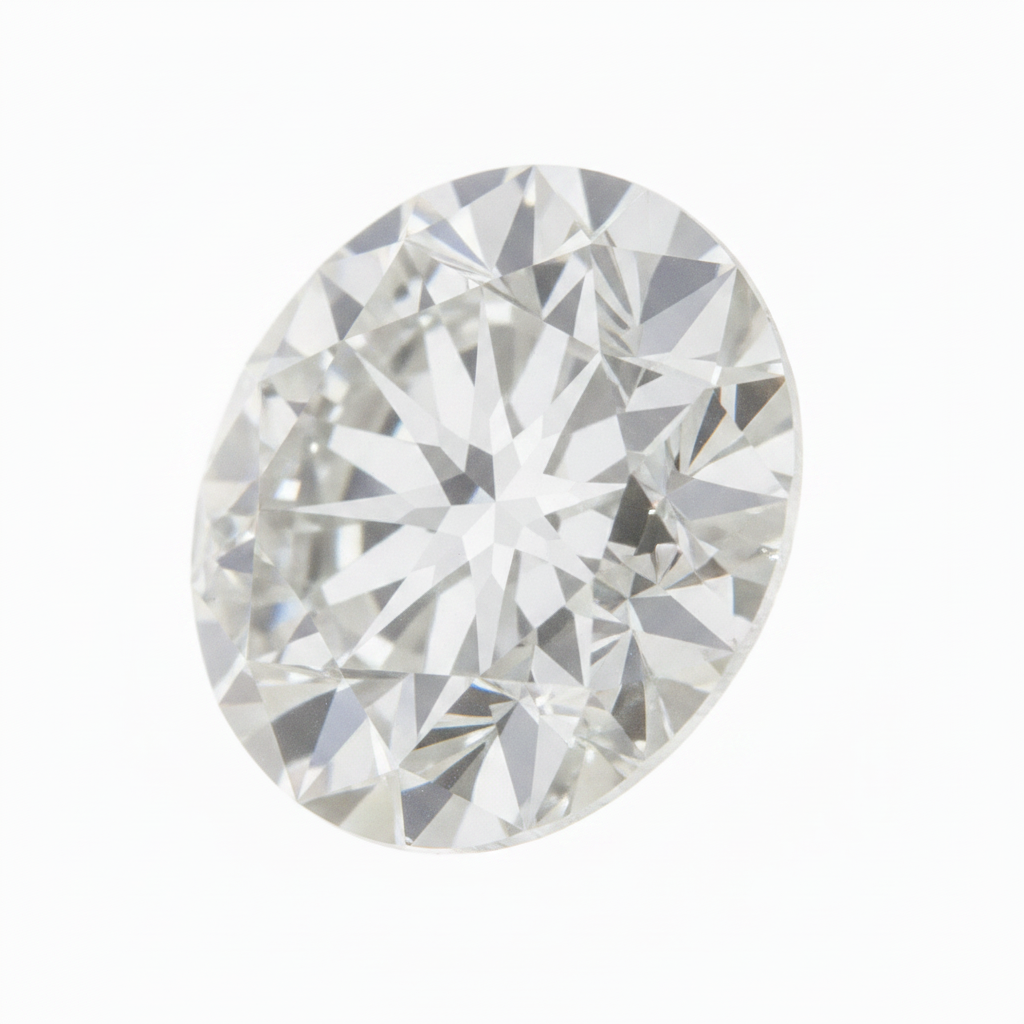 Earth Mined Old Mine Round Cut H VS1 6 Carat Loose Diamond Natural