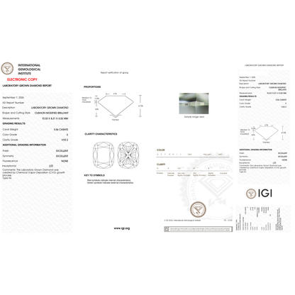 IGI Certificate