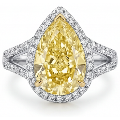 Luxury Halo Engagement Ring 3 ct – main view