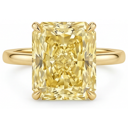Timeless Fancy Yellow Diamond Single Stone Ring 2 ct – main view