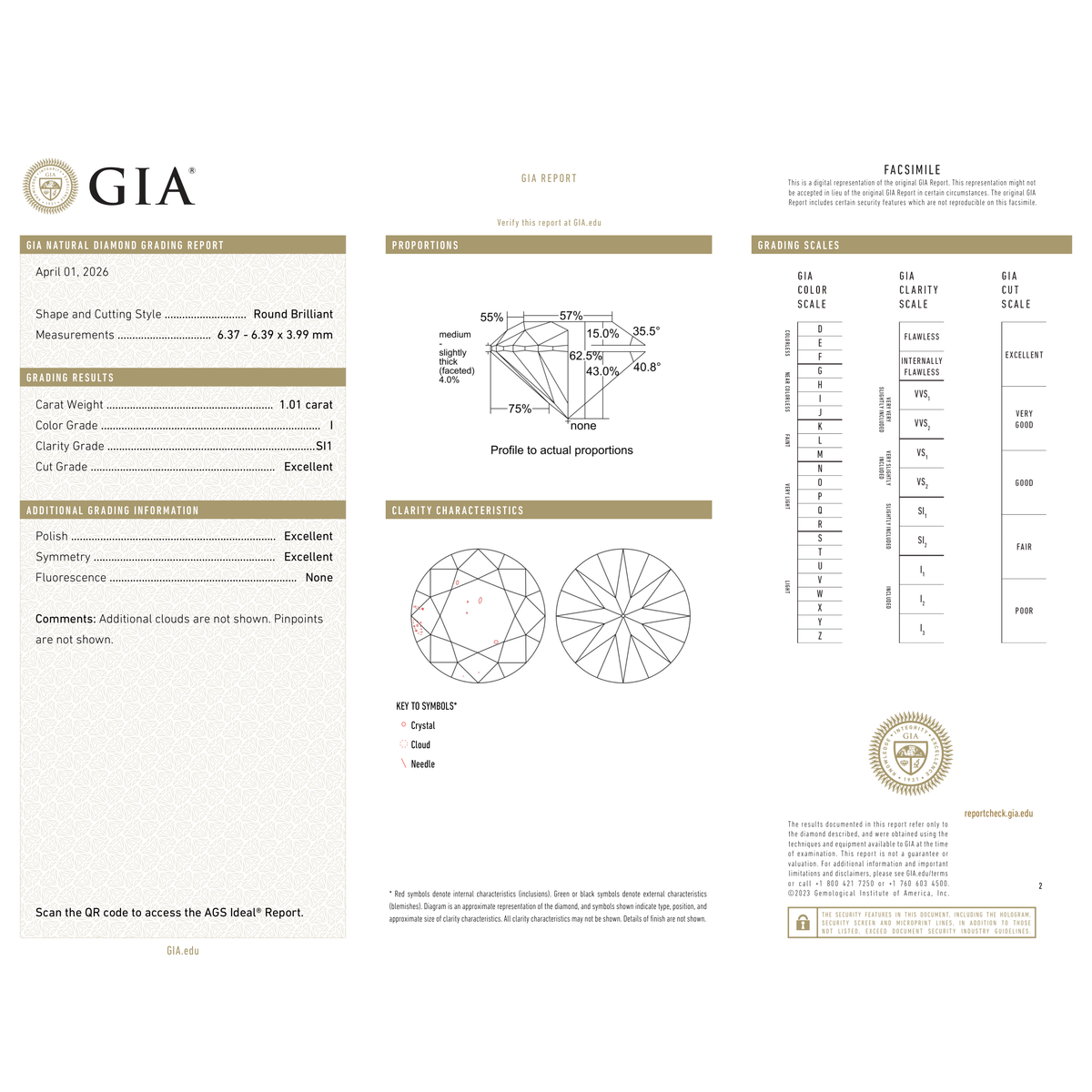 GIA Certificate