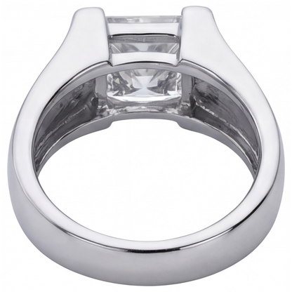 Fine Diamond Men's Ring – top view