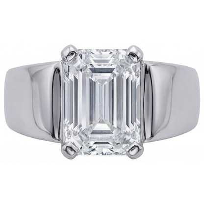 Fine Diamond Men's Ring – side view