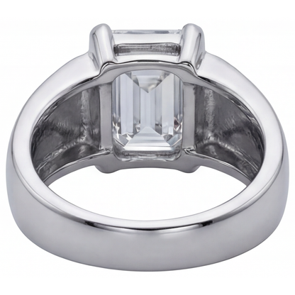 Fine Diamond Men's Ring – back view