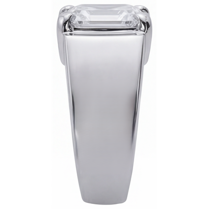 Fine Diamond Men's Ring – angle view