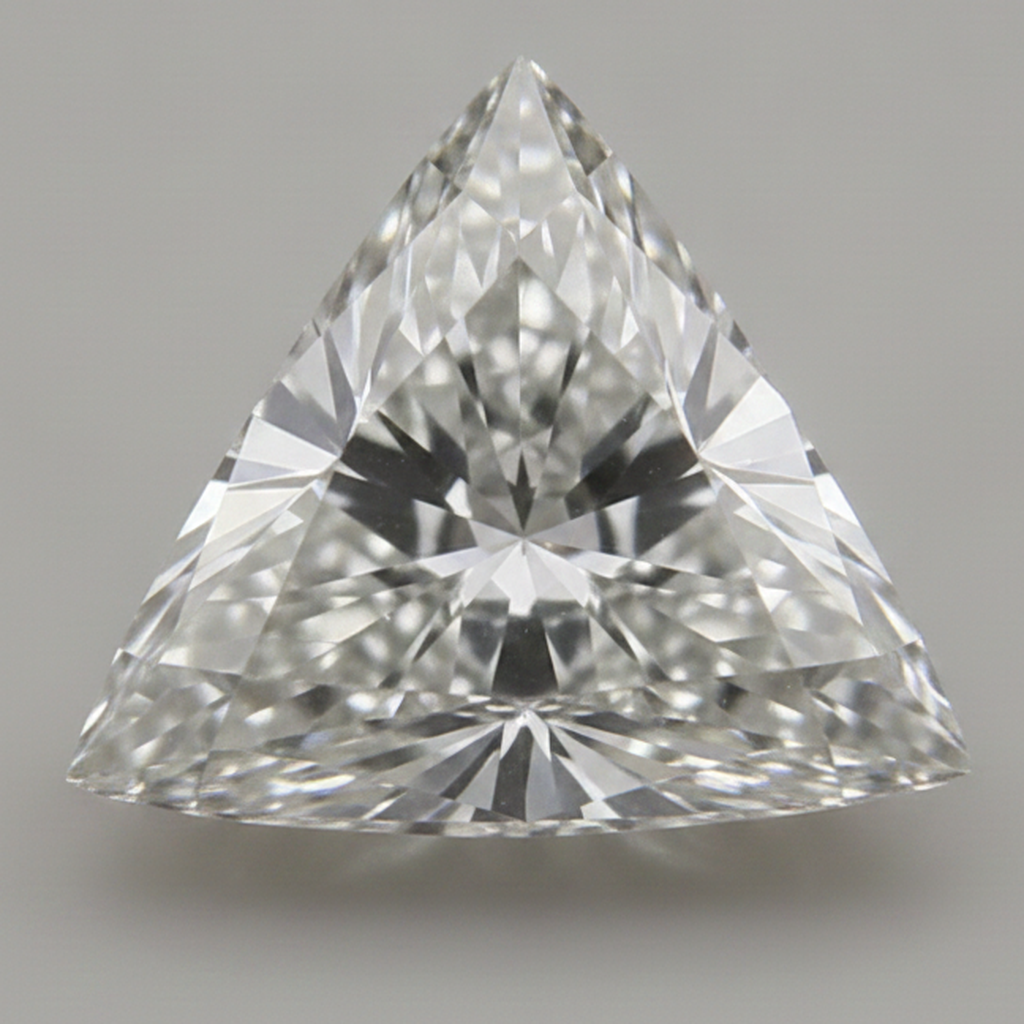 Genuine 2 Carat Triangle Trilliant F VS1 Natural Loose Diamond Earth Mined