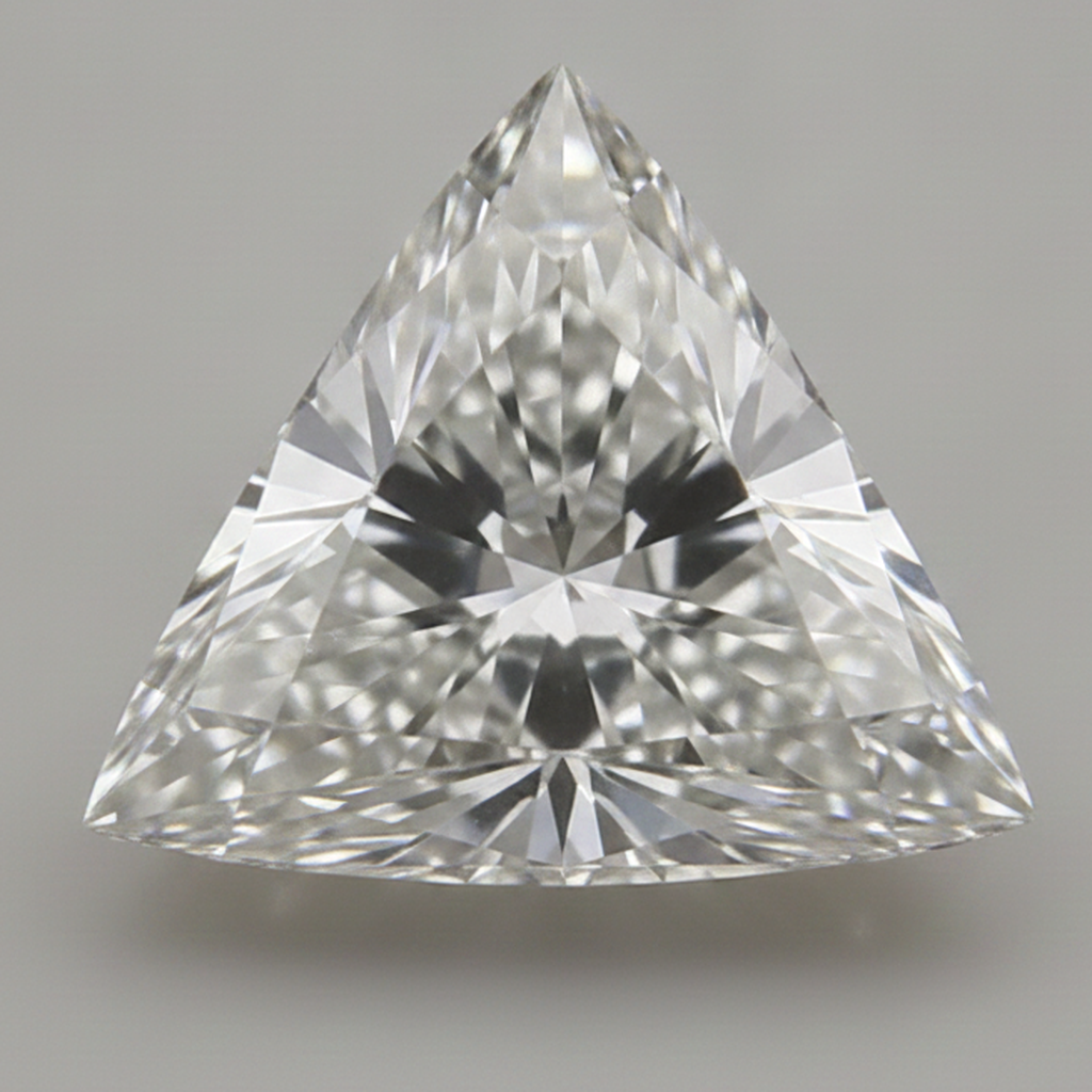 Genuine 2 Carat Triangle Trilliant F VS1 Natural Loose Diamond Earth Mined