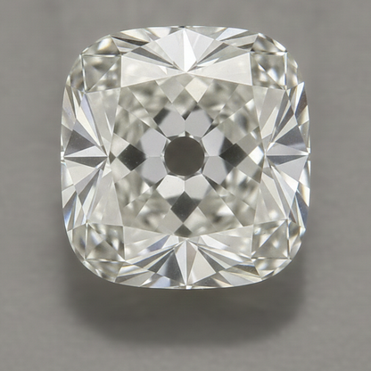Genuine Antique Old Mine Cushion Cut Authentic Loose Diamond F VS1 8 Carat