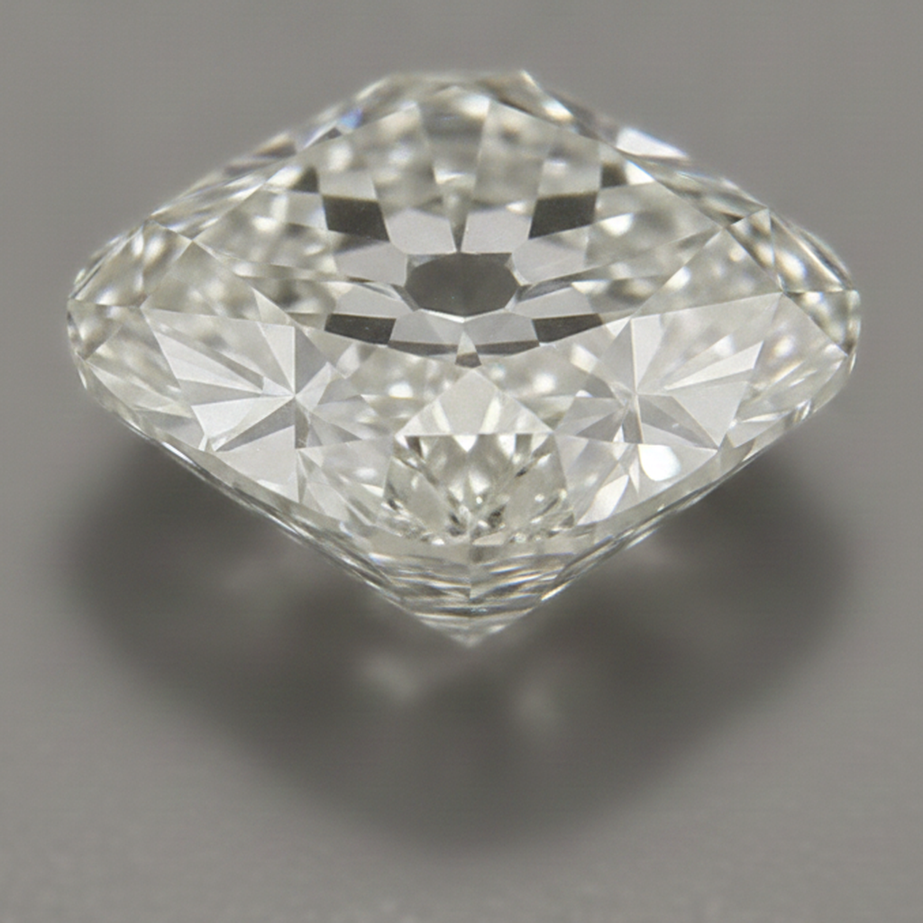 Genuine Antique Old Mine Cushion Cut Authentic Loose Diamond F VS1 8 Carat