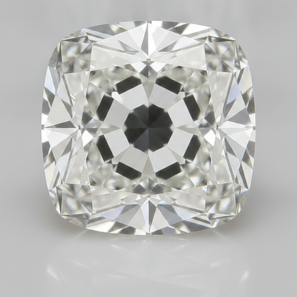 H VS1 4 Carat Authentic Old Mine Cushion Cut Natural Loose Diamond