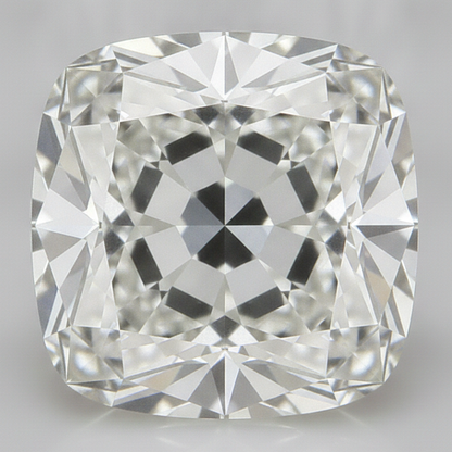 H VS1 4 Carat Authentic Old Mine Cushion Cut Natural Loose Diamond