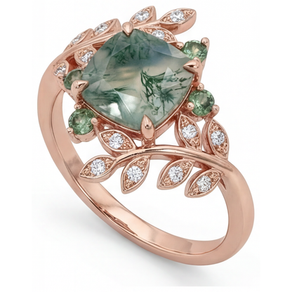 Brilliant Precious Stone Ring 3.0 ct – side view