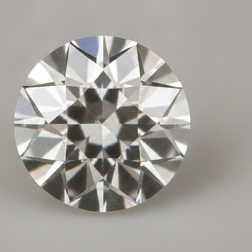 Natural F VS1 1.5 Carat Round Earth Mined Loose Diamond Old European Cut Natural