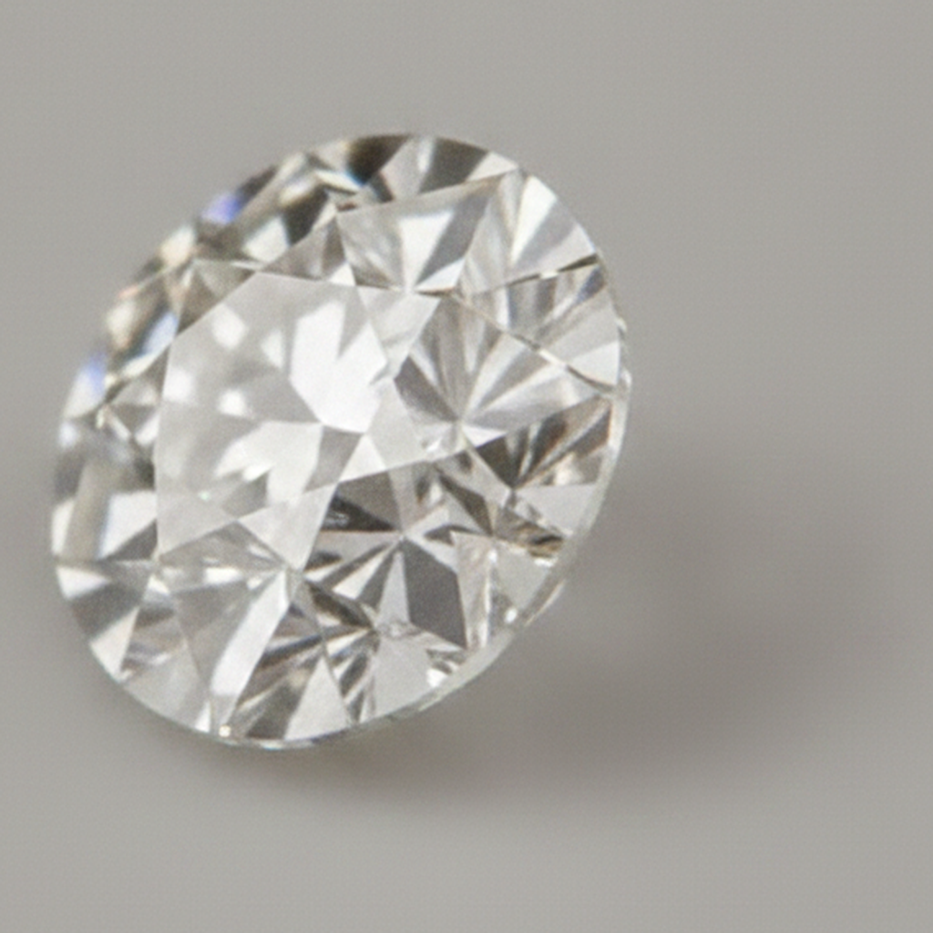 Natural F VS1 1.5 Carat Round Earth Mined Loose Diamond Old European Cut Natural