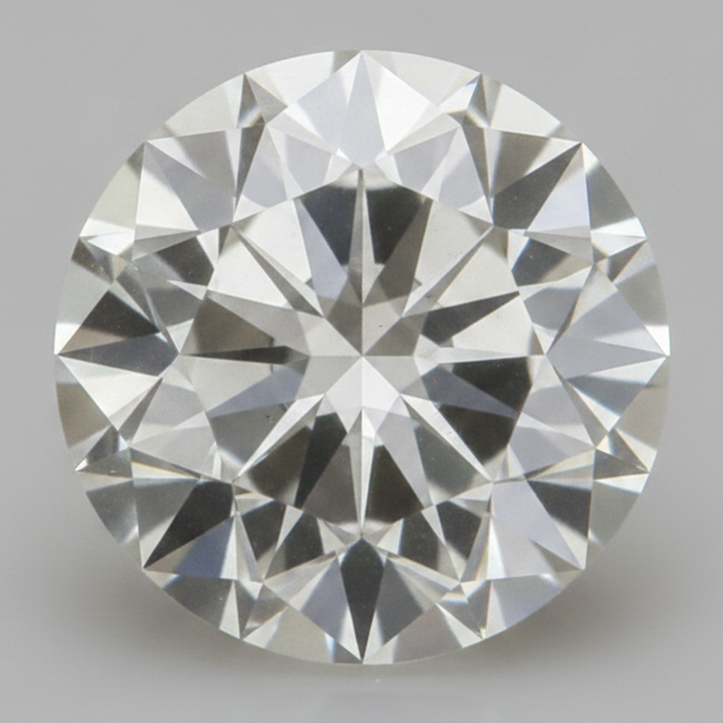 Natural Natural F VS1 Old European Cut Loose Diamond 2.5 Carat Earth Mined Round