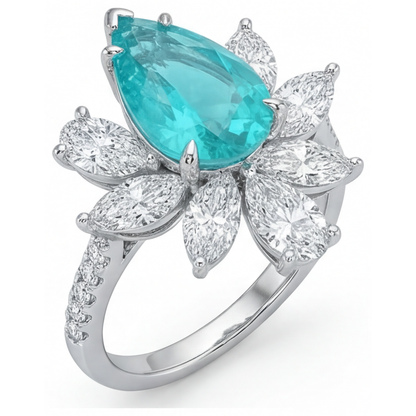 Radiant Accent Solitaire Ring 1.75 ct – angle view
