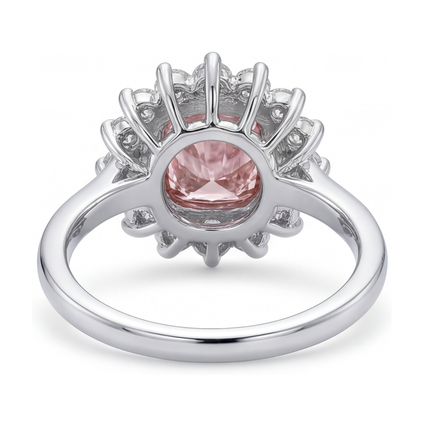 Pink Diamond Ring 4 Carat Cushion
