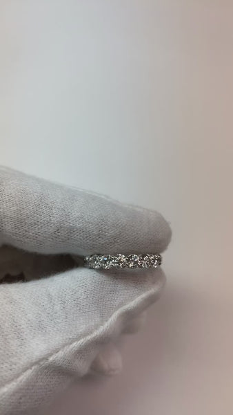 Ring and Eternity Band Insert Set Earth Mined Diamond