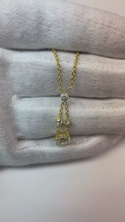 Brilliant Cut Natural Earth Mined Diamond Necklace For Women