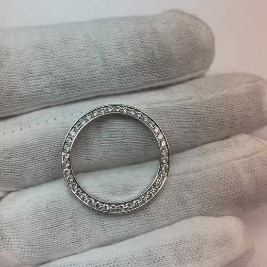 1 Carat 26 Mm Custom Diamond Bezel To Fit Rolex Date-just & All Watch Models