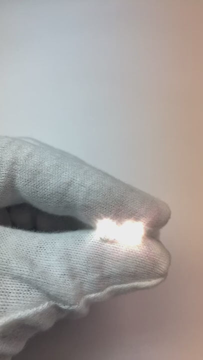 Solitaire Round Cut 2 Carats Real Natural Earth Mined Diamond Stud Earring White Gold 14K