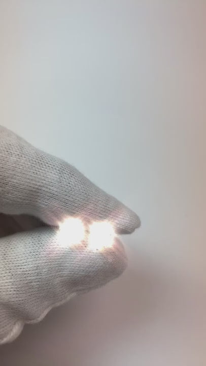 Natural Earth Mined Diamond Ladies Studs Earring 1.60 Ct White Gold 14K