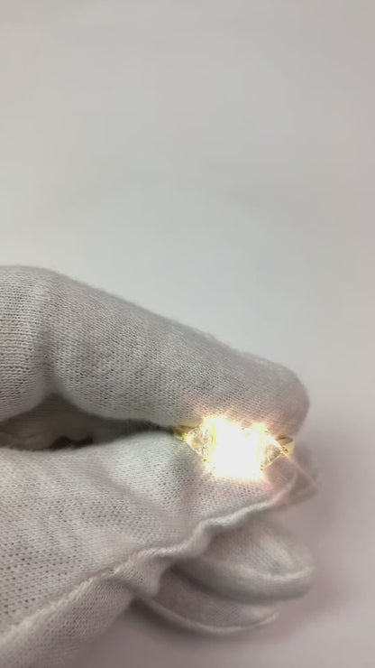 2.75 Ct. 3 Stone Princess and Trilliant Cut Natural Earth Mined Diamond Engagement Ring