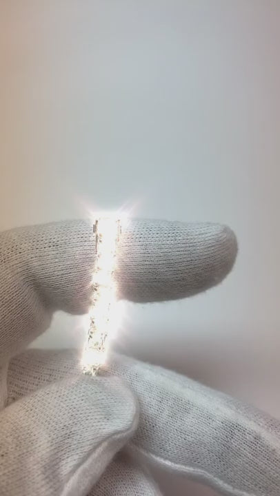 Women Fine Jewelry 6 Carats Natural Earth Mined Diamond Tennis Bracelet 14K Rose Gold