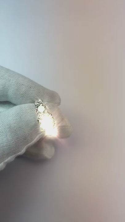 Big Round 6 Ct. Natural Earth Mined Diamonds 3 Stone Ring White Gold 14K New